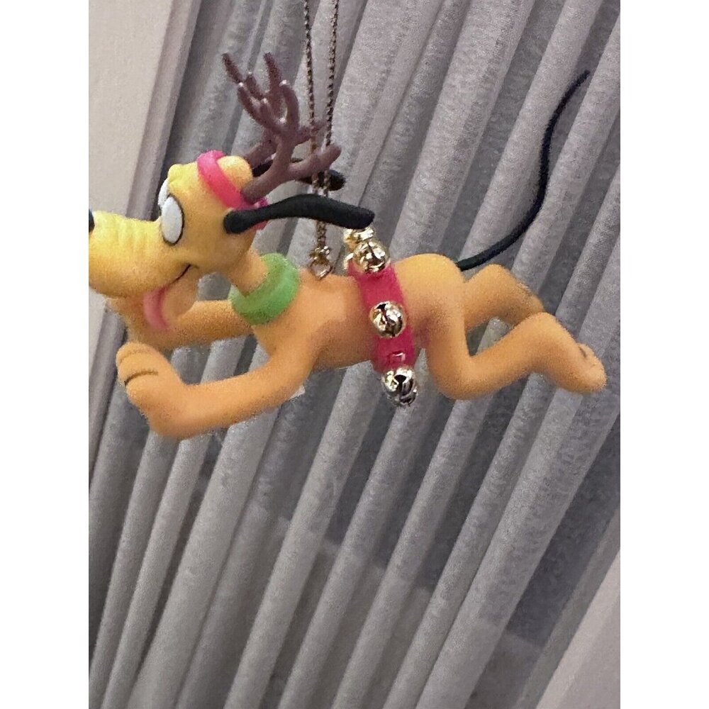 Pluto Reindeer Jingle Bells Grolier DISNEY‎ ORNAMENT BOXED 26231-111